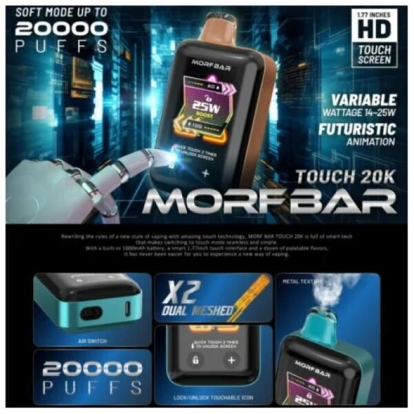 Vape 20.000 puff morfbar by smok - Imagen 4