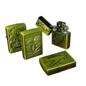 Mechera zippo dorada