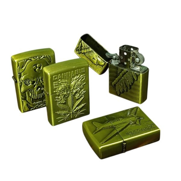 Mechera zippo dorada