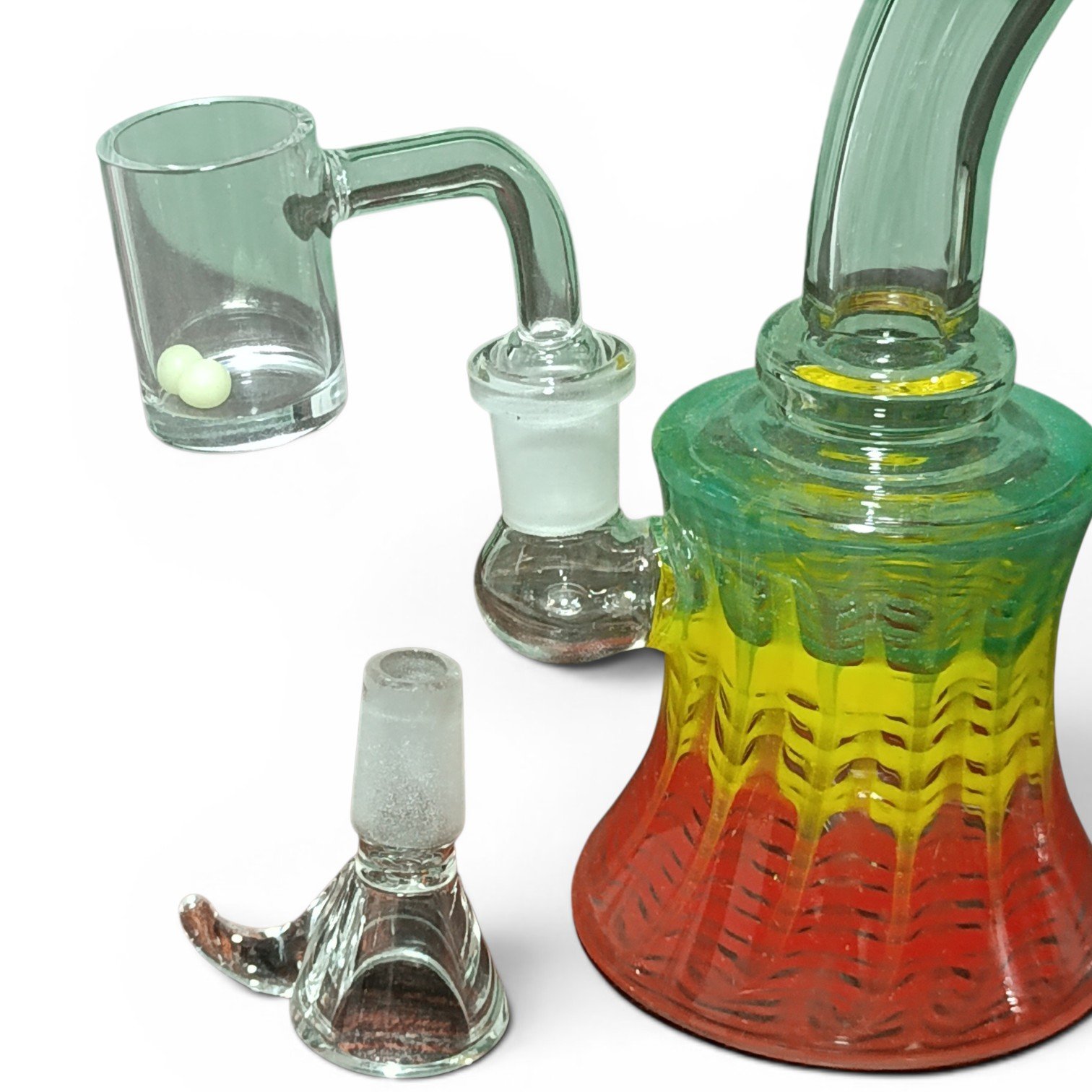 combo Bong de vidrio pequeño + banger - Imagen 2