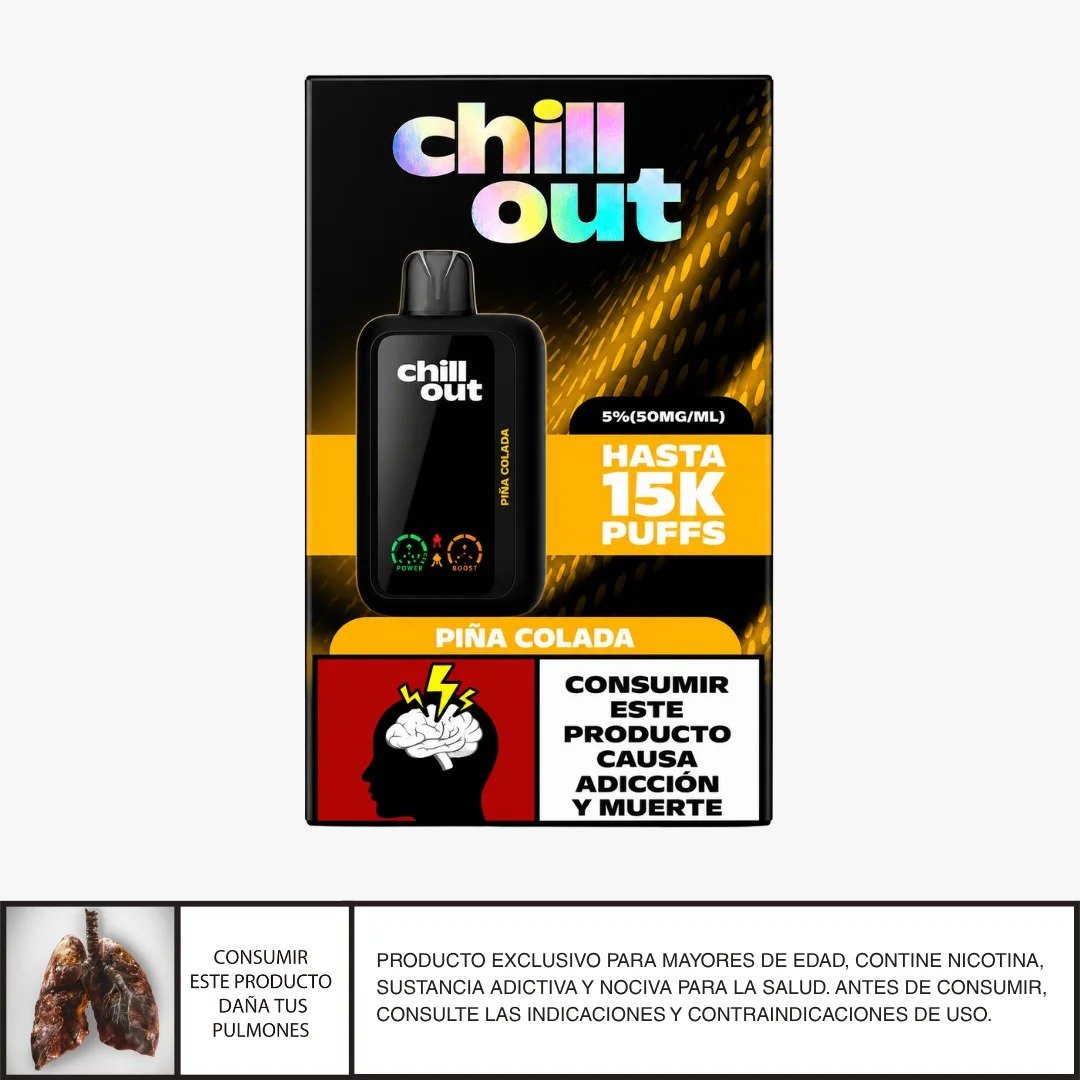 vape chill out 15.000 puff piña colada