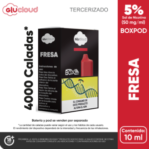 glucloud boxpod 4.000 puffs Fresa