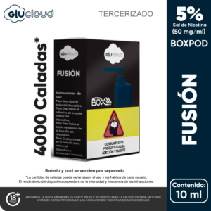 glucloud boxpod 4.000 puffs Fusion
