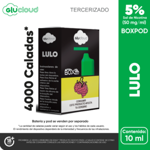 glucloud boxpod 4.000 puffs Lulo