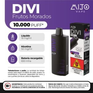 vape mijo frutos morados 10.000 puffs