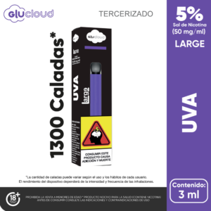 glucloud large 1.300 puffs Uva