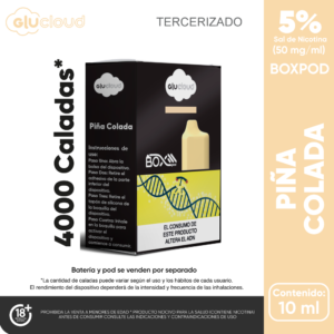 glucloud boxpod 4.000 puffs piña colada