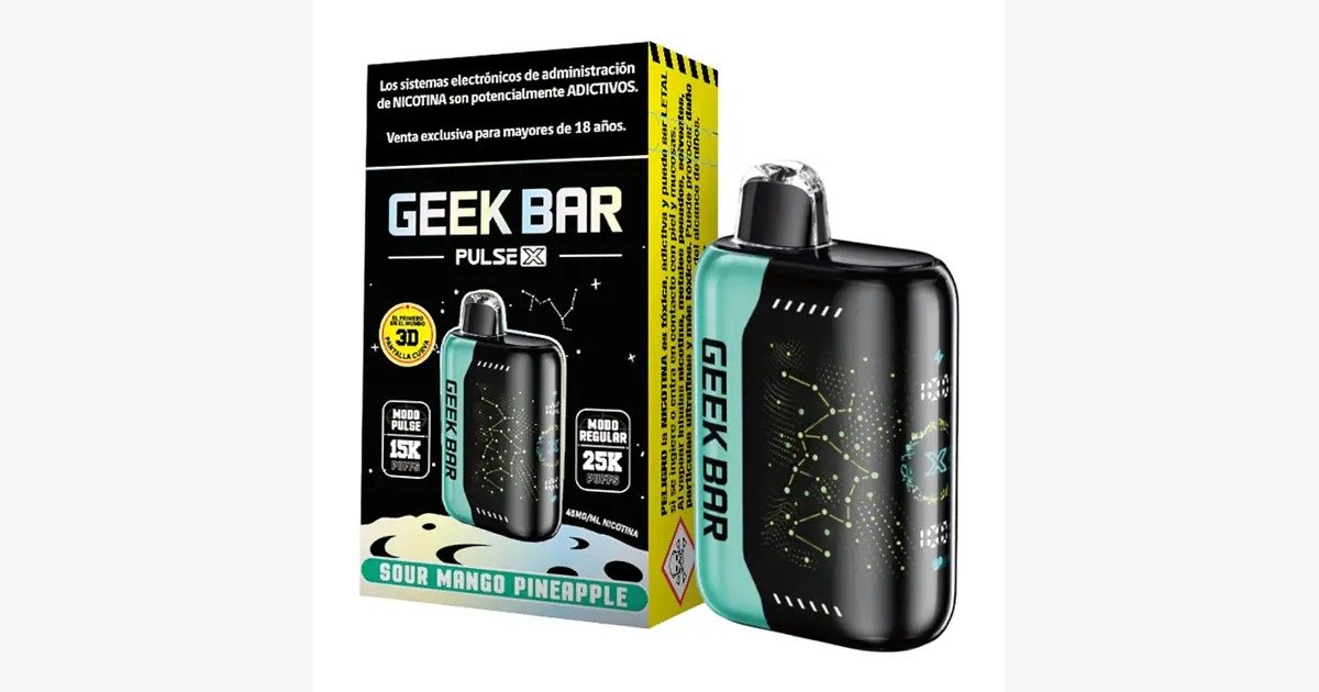 Geek bar 25.000 puffs sabor Sour Mango Pineapple