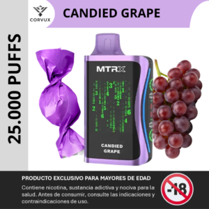 Mtrx candied grape 25.000 puffs