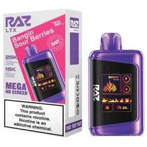 Vape raz Bangin Sour berries 25.000 puffs