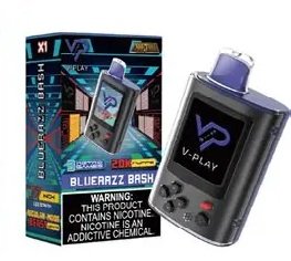 Vape V play 20.000 puffs Bluerazz bash