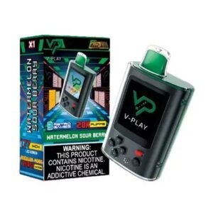 Vape V play 20.000 puffs Watermelon sour berry